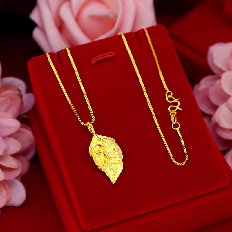 Battle Rope Anchor - Pure 18K Yellow Gold Pendant Necklace