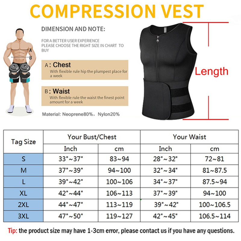 Men Neoprene Sauna Sweat Vest  - Crossfit Weight Vest recensione e prezzo