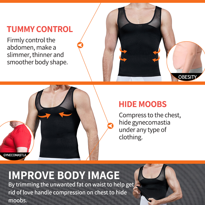 Men Shapewear Chest Compressio - Crossfit Weight Vest recensione e prezzo