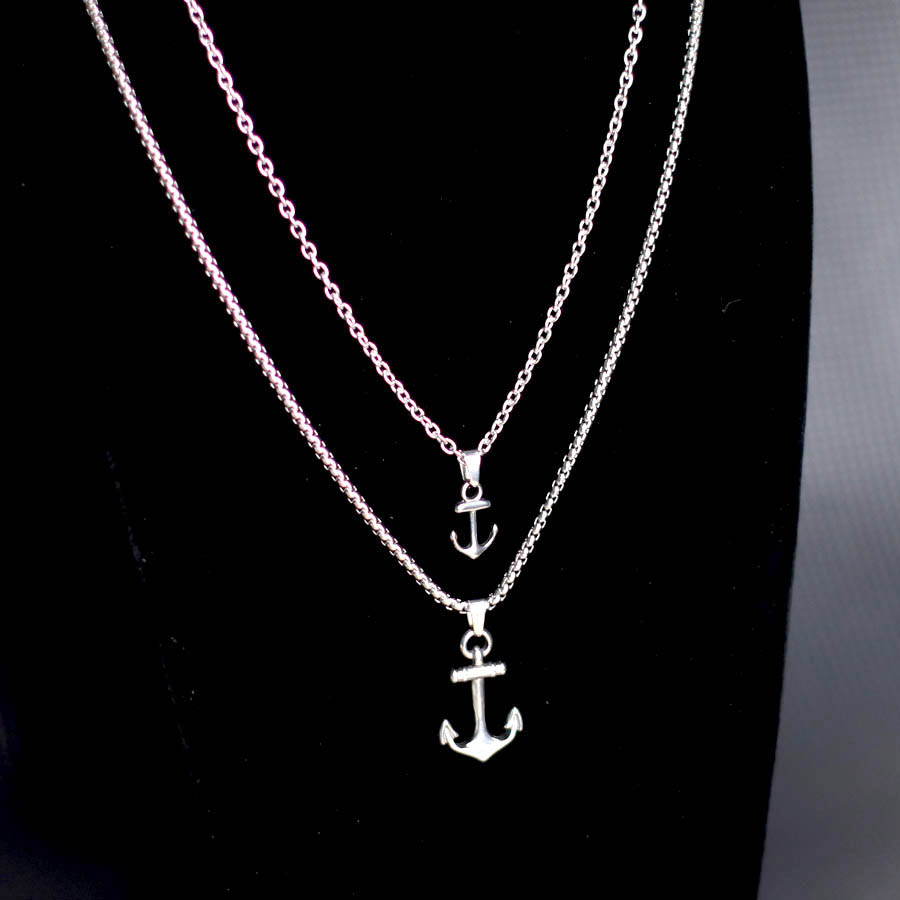 Hiphop Anchor Necklace For Men - Battle Rope Anchor recensione e prezzo
