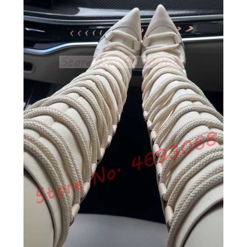 White Cross Tied Autumn Knee H - Crossfit Outfit recensione e prezzo