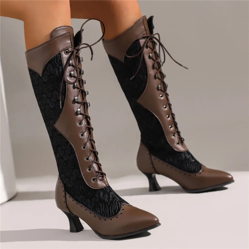 Women Victorian Pointed Toe Mi - Crossfit Outfit recensione e prezzo
