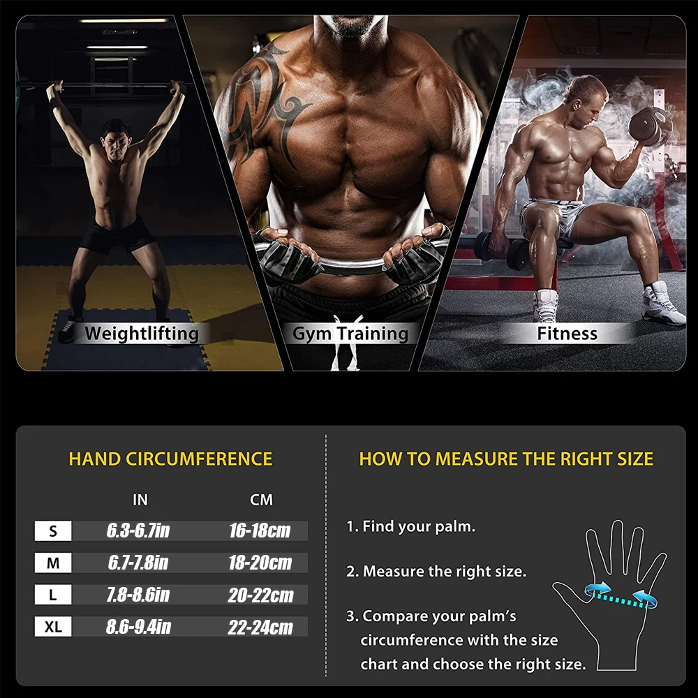 1Pair Half Finger Gym Fitness  - Crossfit Equipment recensione e prezzo