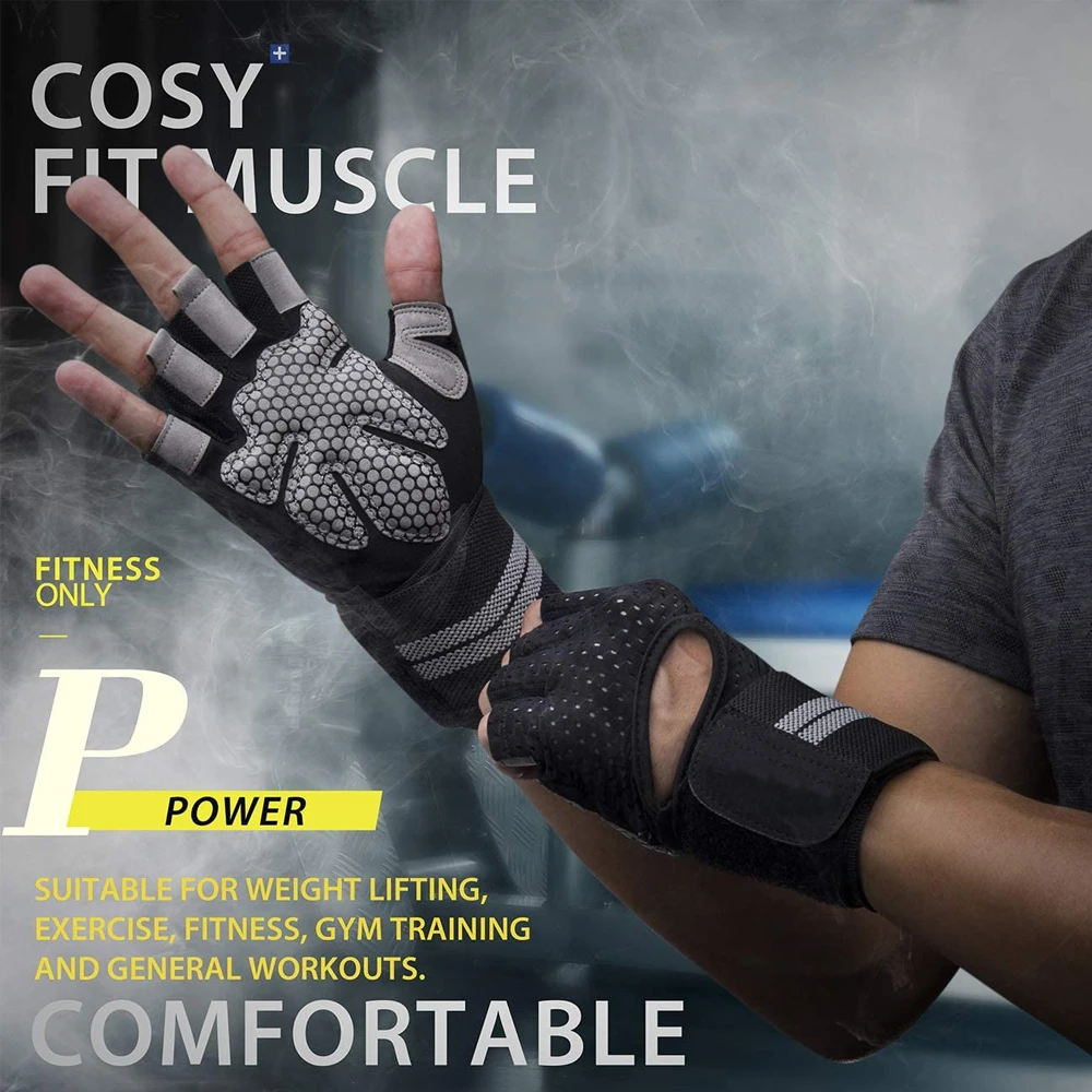 1Pair Half Finger Gym Fitness  - Crossfit Equipment recensione e prezzo