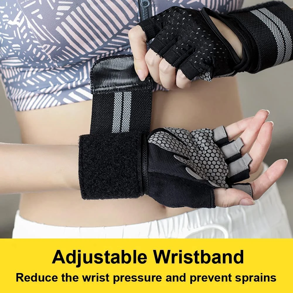 1Pair Half Finger Gym Fitness  - Crossfit Equipment recensione e prezzo